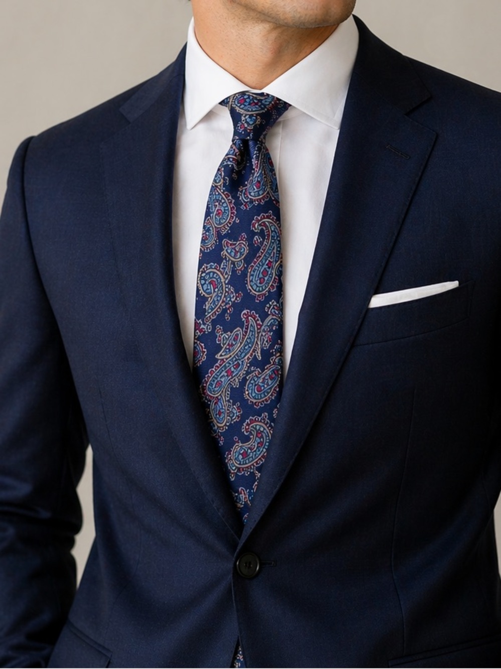 Mario Valentino paisley tie